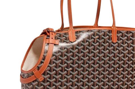 Goyard 2021 Pet Tote Bag Leather Bone Release 